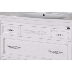 Комплект мебели ASB-Woodline Модерн 105 белый массив ясеня