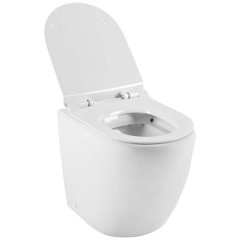 Унитаз приставной Aquanet Cetus BL-102N-FST безободковый