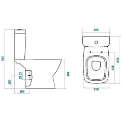 Унитаз Santek Нео 2РА ДС SC 1WH302194