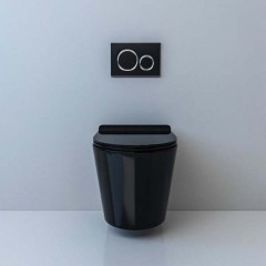 Унитаз подвесной Esbano Ebro black безободковый