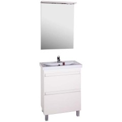 Зеркало ASB-Mebel Коста 60 белый ясень