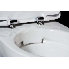 Унитаз подвесной Geberit iCon 204070000 безободковый (без сиденья)