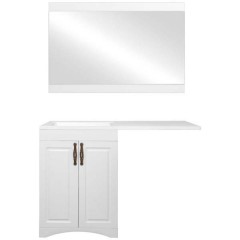 Тумба с раковиной Style Line ElFante Даллас классик 120 белый L