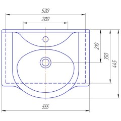 Комплект мебели Opadiris Клио 50 орех антикварный