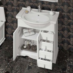 Тумба под раковину Opadiris Клио 70 белый матовый 00-00000235