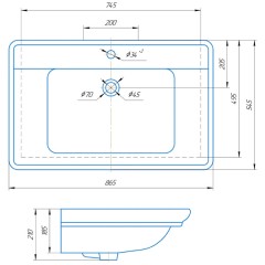 Комплект мебели ASB-Woodline Гранда 85 орех массив ясеня