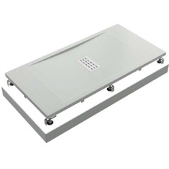 Поддон из литьевого мрамора GooDDooR Flow 100x90 белый