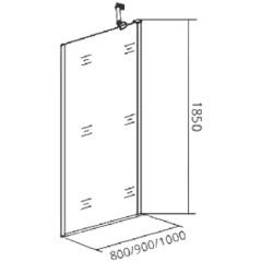 Стенка боковая GooDDooR Saturn SP-100-C-CH