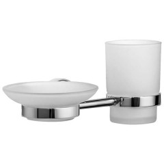Держатель стакана и мыльницы настенный Iddis Calipso CALMBG0i57