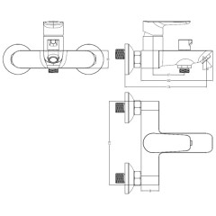 Смеситель для ванны Iddis Cloud CLOSB02i02WA