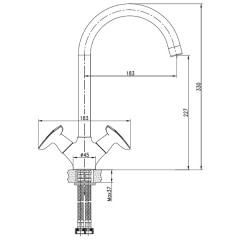 Смеситель для кухни Iddis Copter COPSBJ0i05