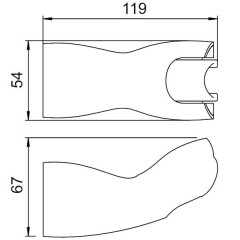 Держатель ручного душа Iddis 050CP00i53