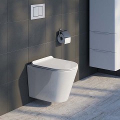 Унитаз подвесной Iddis Calipso CALRDSEi25 безободковый