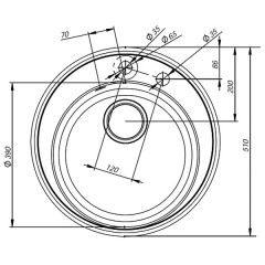 Мойка кухонная Iddis Kitchen G K02G511i87