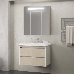 Тумба с раковиной Opadiris Smile Фреш 80 бежевый