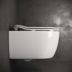 Унитаз подвесной Ceramica Nova Simple CN1301 безободковый