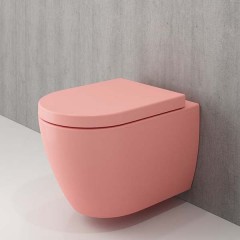 Унитаз подвесной Bocchi Milano 1375-032-0129 розовый