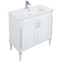 Комплект мебели Aquanet Селена 90 белый/серебро 00233126