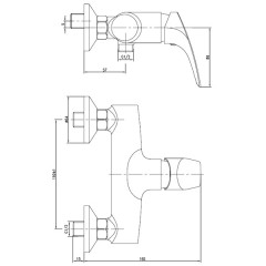 Смеситель для душа Aquanet Techno SD90887 00187212