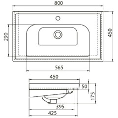 Комплект мебели Opadiris Smile Элеганс 80