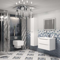 Тумба с раковиной Opadiris Smile Элеганс 80