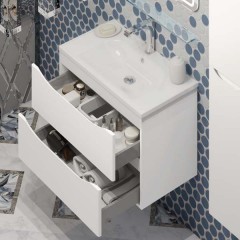 Тумба с раковиной Opadiris Smile Элеганс 80