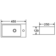 Раковина накладная BelBagno BB1044