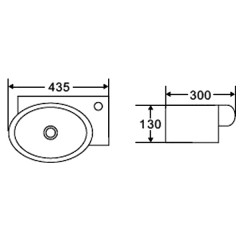 Раковина накладная BelBagno BB1060