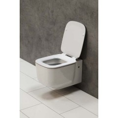 Унитаз подвесной BelBagno Vaso BB127CH+BB127SC
