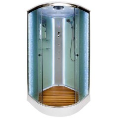 Душевая кабина Deto EM1590 LED с гидромассажем