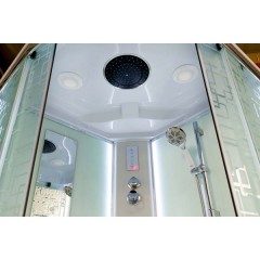 Душевая кабина Deto EM1590 LED с гидромассажем