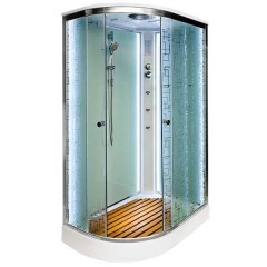 Душевая кабина Deto EM1512 R LED с гидромассажем