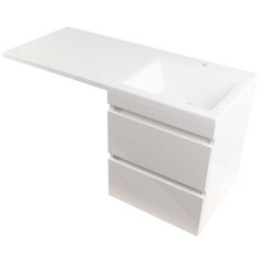 Комплект мебели Style Line ElFante Даллас 110 подвесной белый R