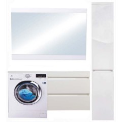 Тумба с раковиной Style Line ElFante Даллас 130 подвесной белый R