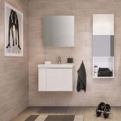 Тумба с раковиной Cersanit Colour 50 белый