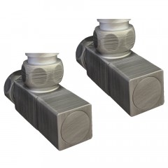 Полотенцесушитель водяной Ника Modern ЛМ 7 Matt Antique Silver 100x50