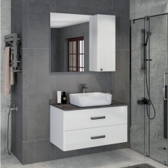 Тумба с раковиной Comforty Амстердам 95 белая