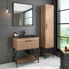 Пенал Comforty Бредфорд 40 дуб тёмный