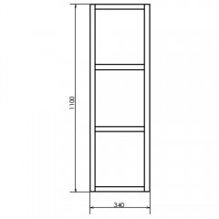 Пенал Comforty Дюссельдорф 35M