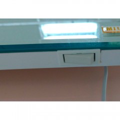 Зеркало Misty Неон 2 LED 120x80 клавишный выключатель П-Нео12080-2ПРКВДВП