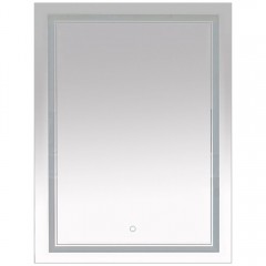 Зеркало Misty Неон 2 LED 60x80 сенсор на зеркале П-Нео060080-2ПРСНЗДВП