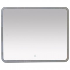 Зеркало Misty Неон 3 LED 100x80 сенсор на зеркале П-Нео10080-3ПРСНЗКУ