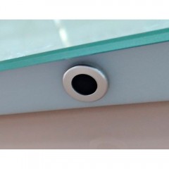 Зеркало Misty Неон 3 LED 80x80 сенсор на корпусе П-Нео080080-3ПРСНККУ