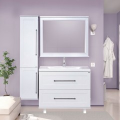 Зеркало Misty Марта 100 белый П-Мрт02100-011