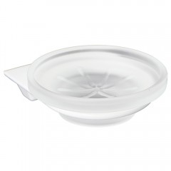 Мыльница стеклянная WasserKRAFT Kammel White K-8329WHITE