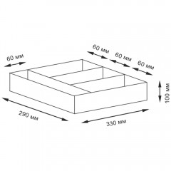 Корзина плетёная WasserKRAFT Neime WB-190-L