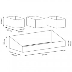 Набор плетёных корзин WasserKRAFT Rhin WB-440 Set