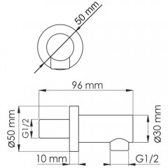 Шланговое подключение WasserKRAFT A111