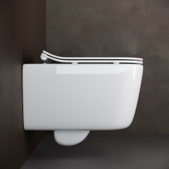 Унитаз подвесной Ceramica Nova New Day CN3005 безободковый