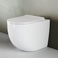 Унитаз приставной Ceramica Nova Mia CN1810 безободковый